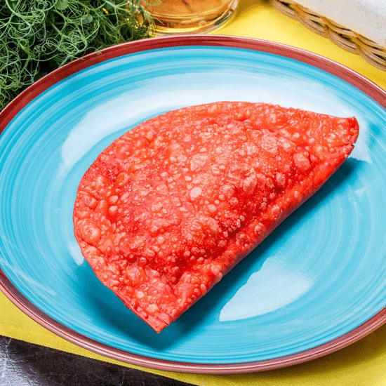 Чебурек с грибами в сливках