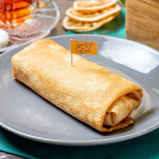 Блин с ветчиной и сыром