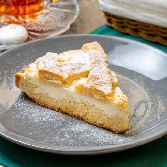 пирог творожный