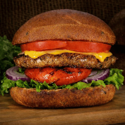 Тамбургер с запечёным перцем