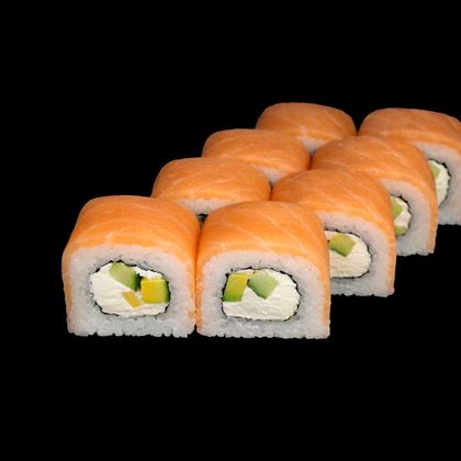 Филадельфия с лососем 8 шт