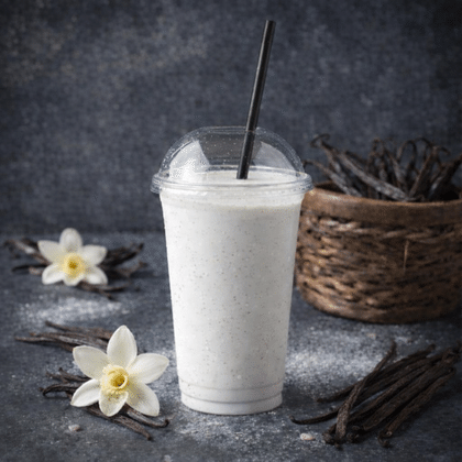 Ванильный молочный коктейль