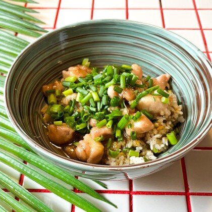 Тяхан с курицей