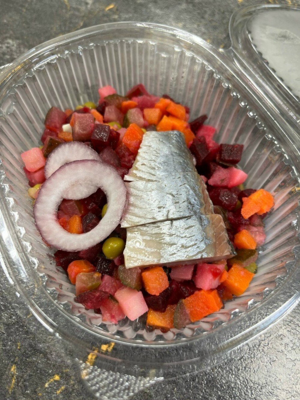 Винегрет с сельдью