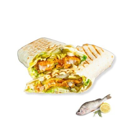 Шаурма Посейдон с рыбой