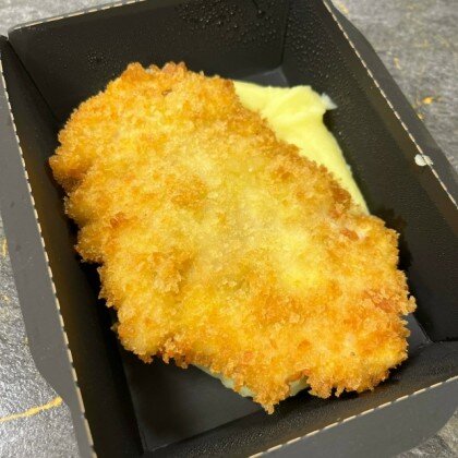 Шницель из свинины с пюре