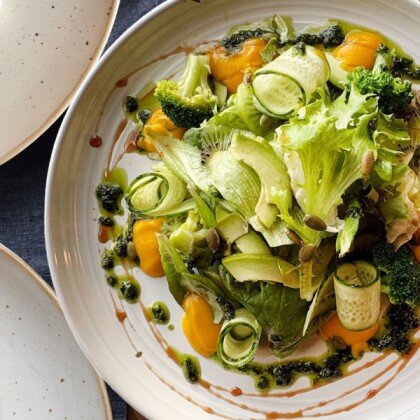 Зеленый салат