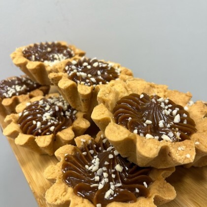 Корзиночка с вареной сгущенкой