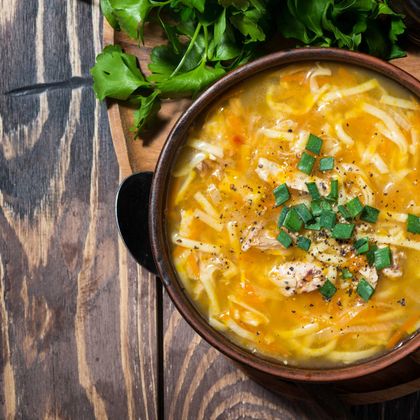 Лапша куриная