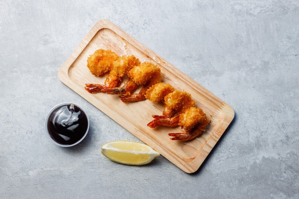Креветки темпура