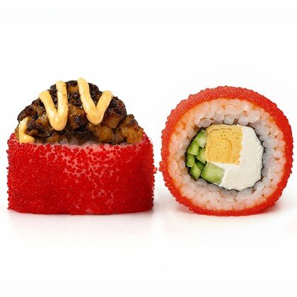 Запеченный тар тар с угрем