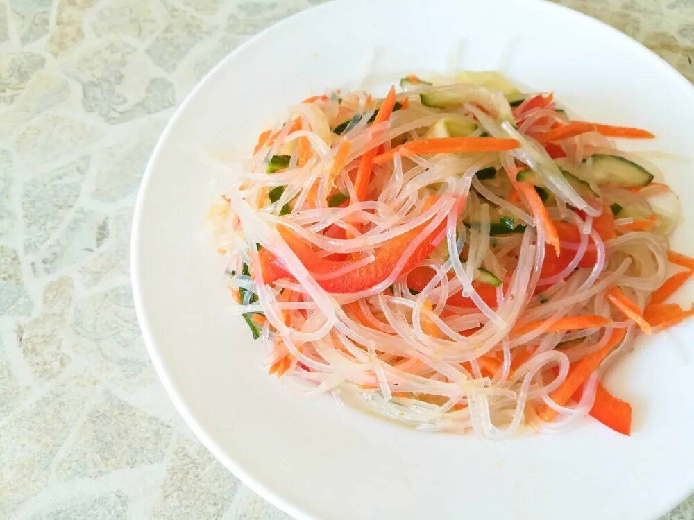 Фунчоза с овощами