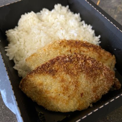 Котлеты рыбные с рисом