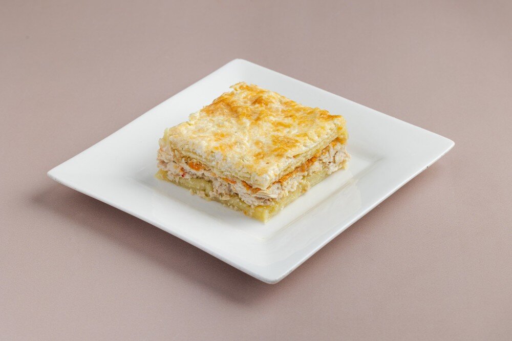 Запеканка картофельная с куриным филе