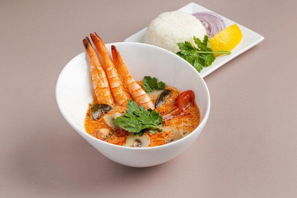 Суп Том Ям с креветкой