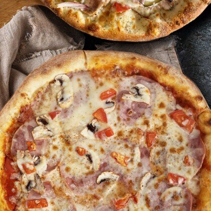 Ветчина с грибами