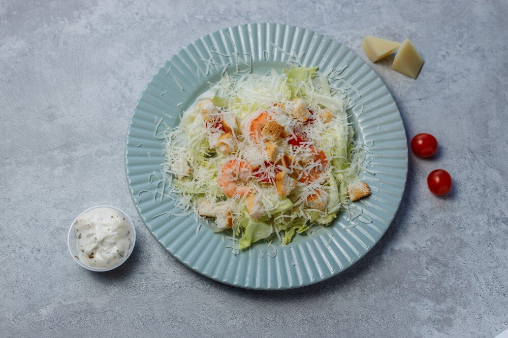 Цезарь с креветками