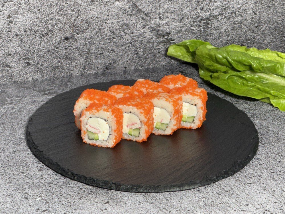 Ролл «Калифорния» с крабом