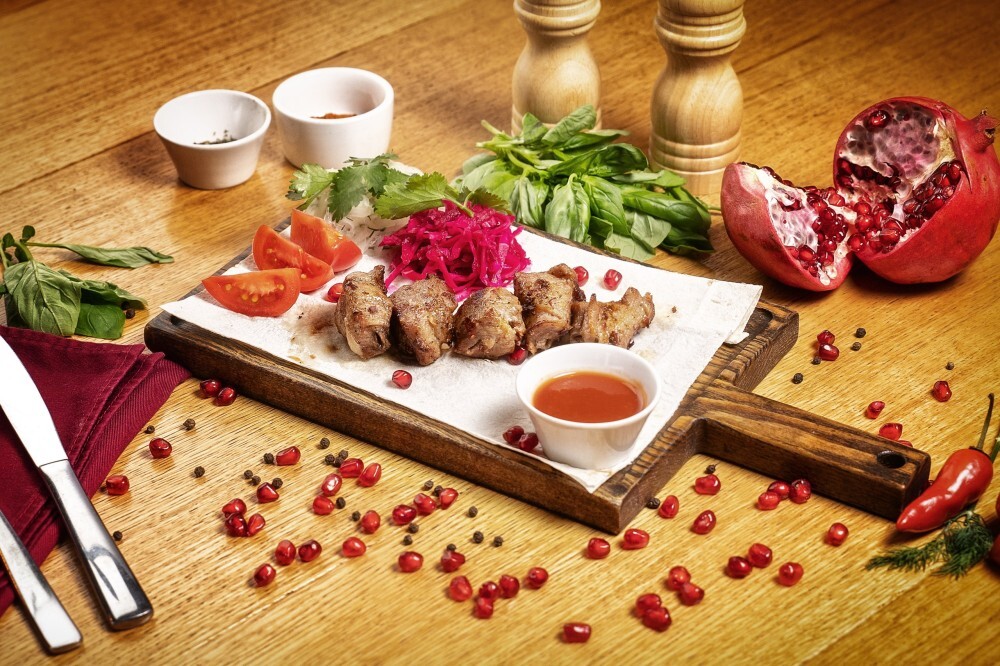 Мцвади (шашлык) из свиной шеи