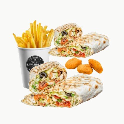 Комбо 2 Шаурмы и закуски