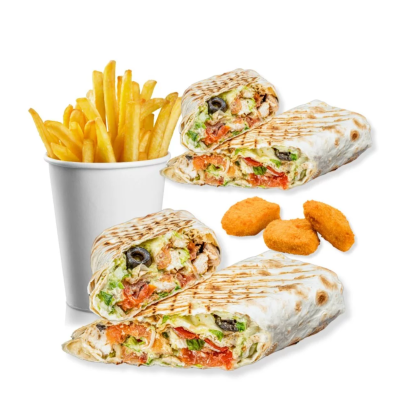 Комбо 2 Шаурмы и закуски