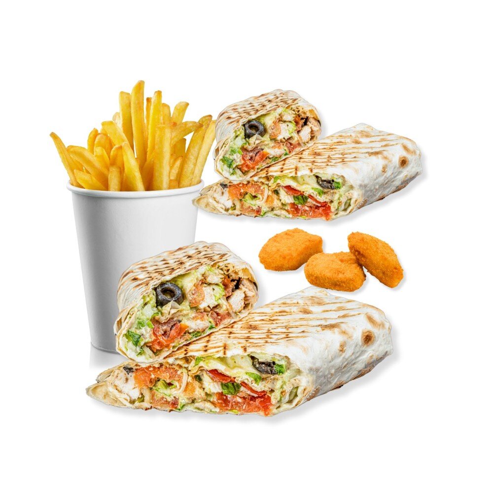 Комбо 2 Шаурмы и закуски