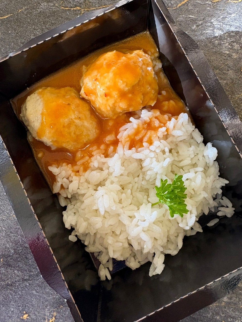 Куриные тефтели с рисом