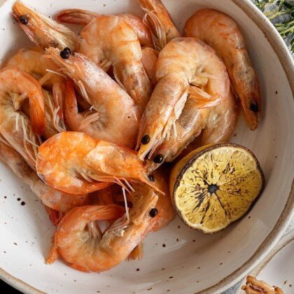 Креветки к пиву в аджике