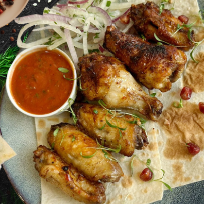 Шашлык из куриных крыльев