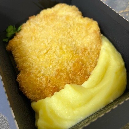 Шницель куриный с пюре
