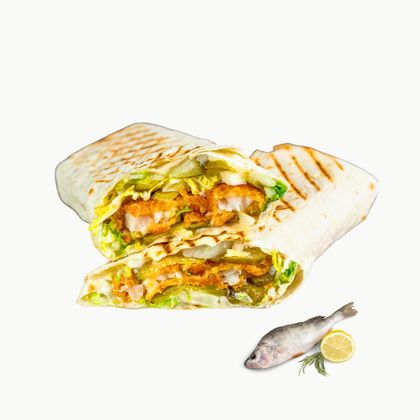 Шаурма Посейдон с рыбой