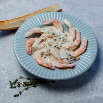 Креветки в соусе дорблю