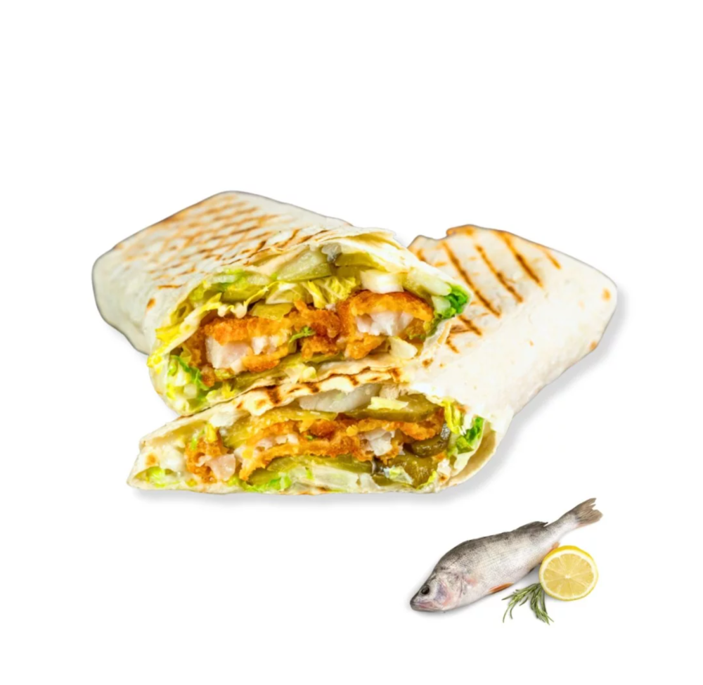 Шаурма Посейдон с рыбой