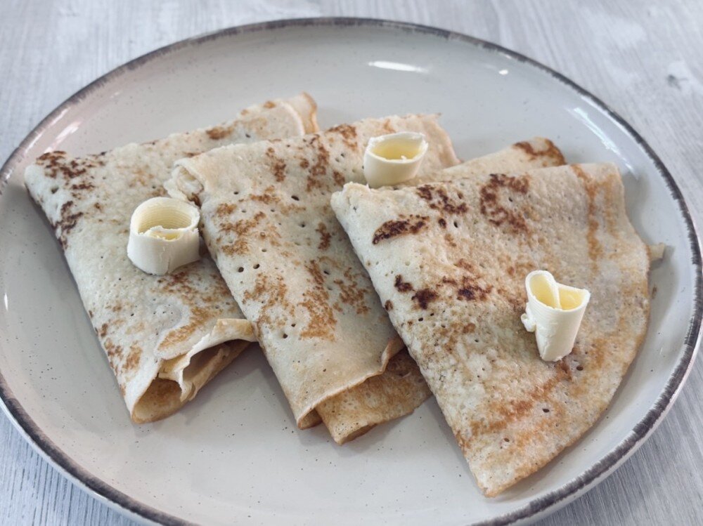 Блинчики с маслом