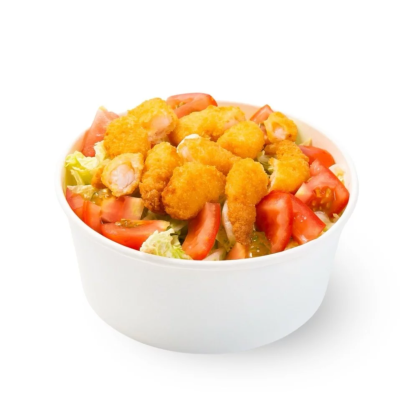 Салат Цезарь с креветкой