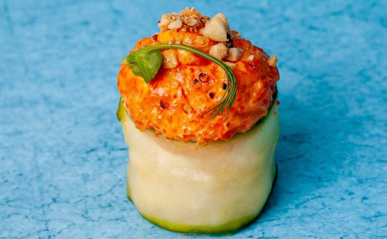 Спайси суши в огурце с ....