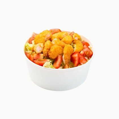 Салат Цезарь с креветкой