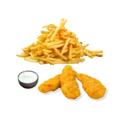 Комбо Стрипсы, картофель фри + соус