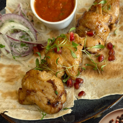 Шашлык из куриного бедра