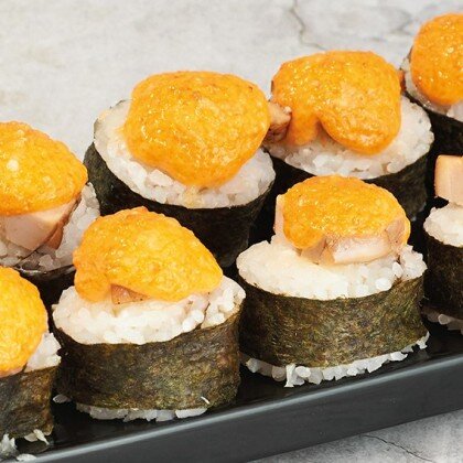 Запечённый ролл с курицей