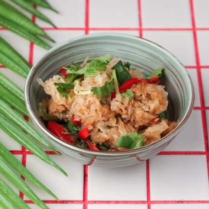 Салат из коралловых грибов