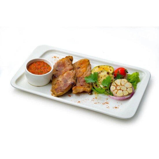 Стейк из свинины на гриле