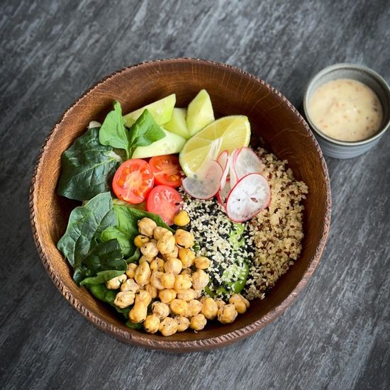 Будда-боул с жареным нутом