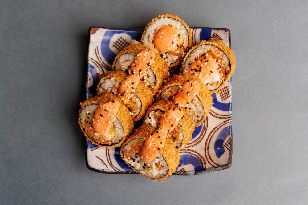 Ким Паб с креветкой жареный