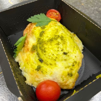 Сэндвич из баклажана с мясной начинкой