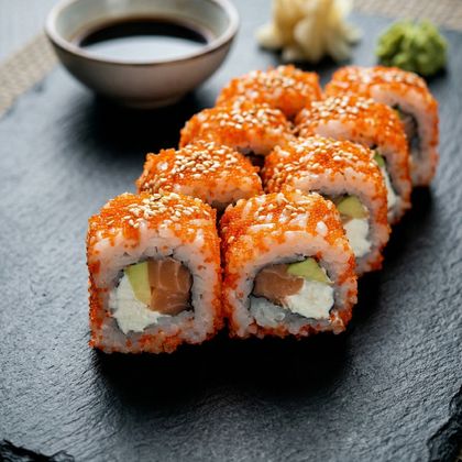 Калифорния с лососем