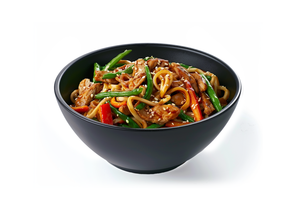 Удон с курицей