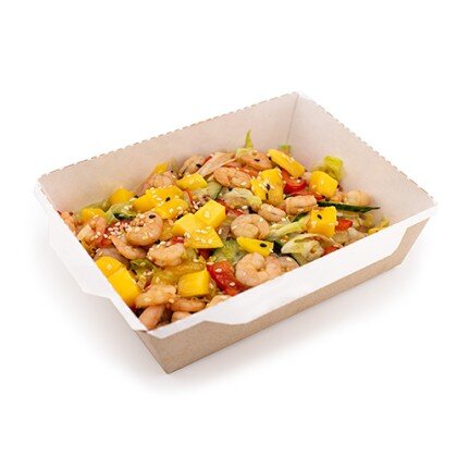 Коктейльный салат с креветкой