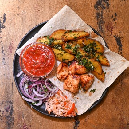 Куриная грудка с картофелем