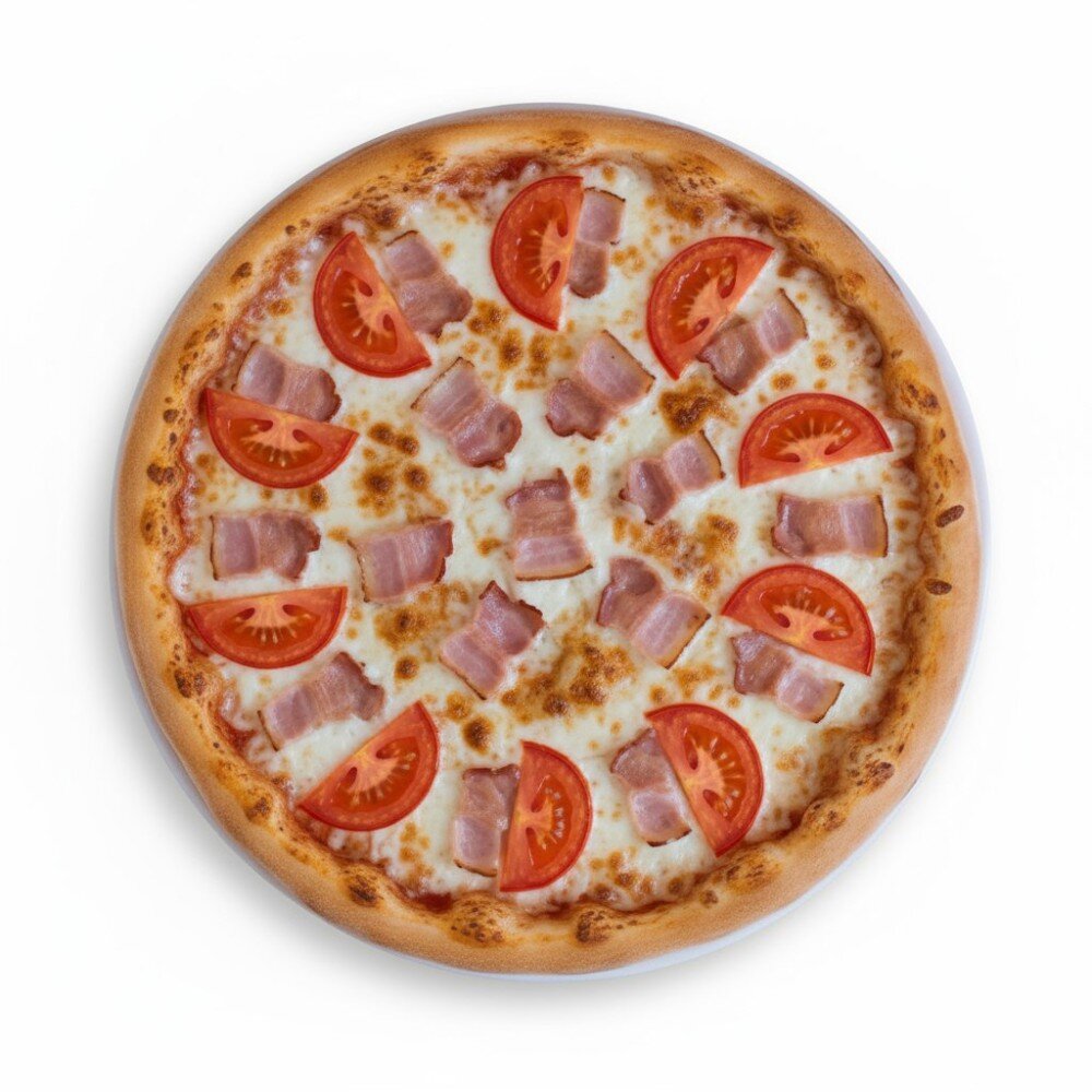 Пицца Бекон и моцарелла